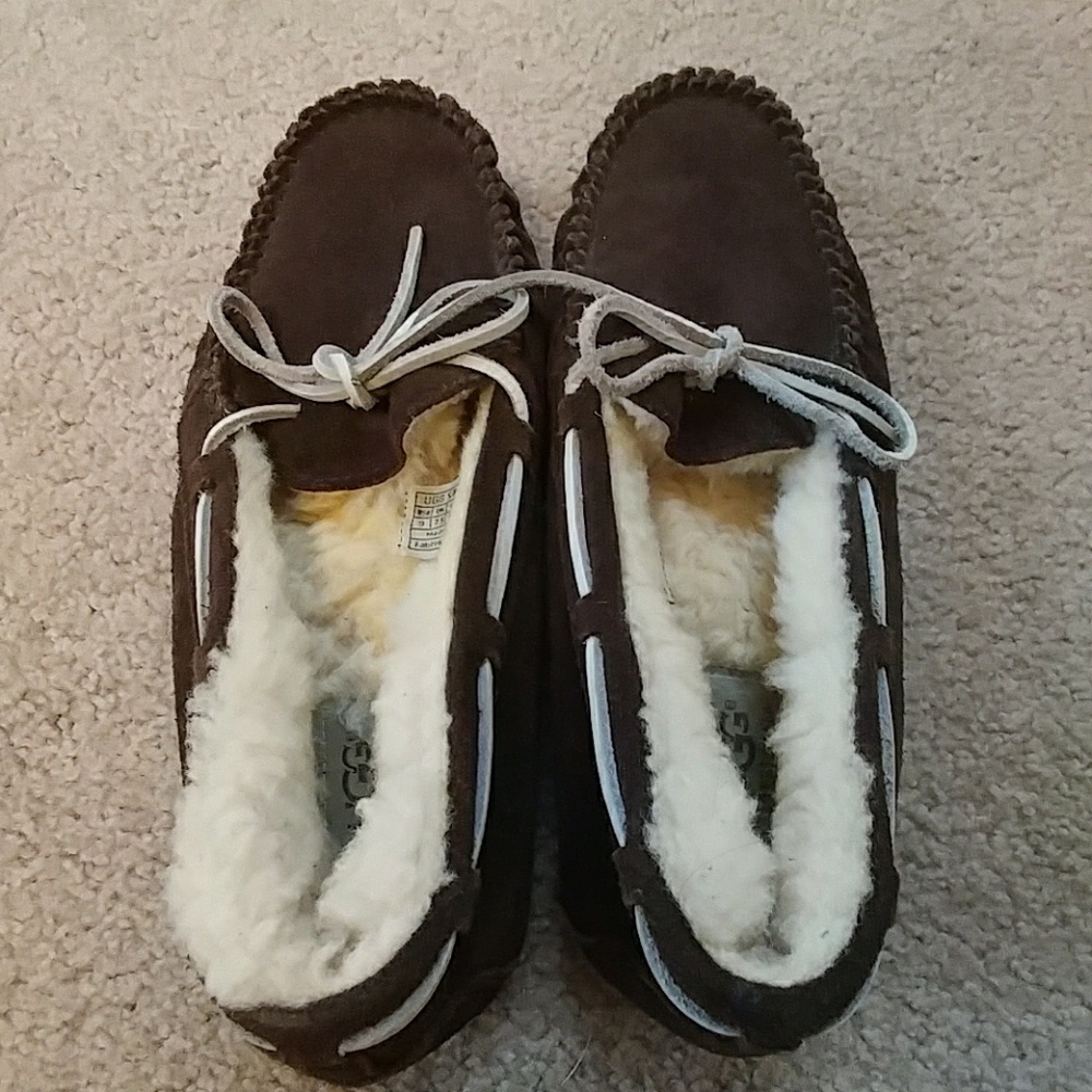 Brown UGG Dakota Moccasins